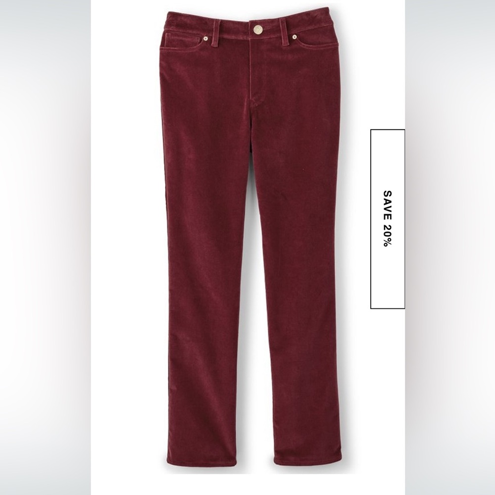 Soft Surroundings Blakely Velveteen Pants